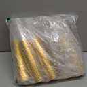 SUREHOME Champagne Flutes Plastic Champagne Glasses Disposable 100 Pack 5 Oz Gold Rim Mimosa Glasses Acrylic Wedding Toasting Cocktail Cups for New Years Eve Party Supplies 2026 New Years Decorations