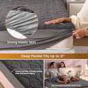 Bearhug Electric Heated Mattress Pads King Size Dual Controllers 7880 Sherpa Bed Warmer 21 Deep Pocket 10 Heat Settings 12-Hour Timer Machine Washable Gray