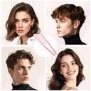 Mens Hair Texture Comb for Natural Volume & Clean Styling Wide Tooth Barber Comb for Thick & Curly Hair, Professional Grooming Tool for Fade, Parting & Daily Hair Control
