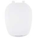 Centoco Eljer Emblem Elongated Toilet Seat with Square Front, Closed Front with Cover, Residential, Plastic, Made in the USA, EMB601-001, White