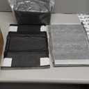 Charcoal Puppy Pads Rugular 22x22 Inches Small Dog Pee Pads Odor-Control & Leak-Proof Disposable Pet Training Edge-Wrapping Thicken Potty Pad for Dogs, Cats, Rabbits (50 Pieces) (Black)