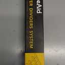 SpaceAid Bamboo Drawer Dividers with Inserts and Labels, Kitchen Adjustable Drawer Organizers, Expandable Organization for Home, Office, Dressers, 4 Dividers with 9 Inserts (17"-22" Natural)