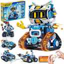 5 in 1 STEM Robotics Kit for Kids 8-12, APP & Remote Control Robot Building Kit, Science Project Kit & STEM Toys for Ages 8-13, Gifts for 8 Year Old Boys Girls
