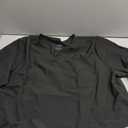 Nautica Women's Scrub Set, 9-Pocket Breathable & Stretchy Pants & Tops, Black XL