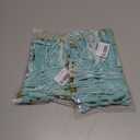 2 x 24 Pcs Light Blue Velvet Bows for Christmas Tree Decor, Elegant Velvet Pre-Tied Ribbon Bows Door Garland Vintage Ornaments for Christmas, Wreaths, Gifts and Home Decoration (5x7 Inch, 3/8'' Wide)