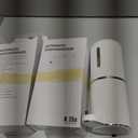 2 Pack Automatic Soap Dispensers,12.8oz/380ml USB Touchless Automatic Foaming Soap Dispenser,Rechargeabled Wall Mounted Smart Soap Dispenser for Bathroom Kitchen Dish Soap (White)