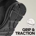 NORTIV 8 Men's Waterproof Lightweight Military Tactical Work Boots Outdoor Hiking Combat Motorcycle Boots (Black)