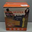 Buyplus Outdoor Heater, 1500W Patio Heater for Garage, Portable Electric Space Heaters with Overheat Tip-Over Protection, PTC Ceramic Space Heaters for Garage, Greenhouse, Indoor Outdoor Use,Yellow