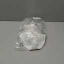 3D Easter Egg Silicone Molds, 8 Cavity, White, Oval Shaped, for Mousse Cake, Chocolate, Candy, Jelly, Pastry, Muffin, Cupcake, Soap