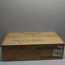 WINGBO 54" Ceiling Fan with Light - 5 Carved Solid Wood Blades, 6-Speed Reversible DC Motor, Dimmable, 3CCT, Noiseless Remote Control Ceiling Fans with Lights for Bedroom Living Room, Charcoal Gray