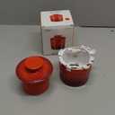 Le Creuset Stoneware Butter Crock, 6 oz., Cerise
