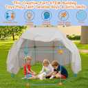 BZseed Fort Building Kit for Kids DIY Play Tent & STEM Construction Toys Ultimate Indoor/Outdoor Fort Building Activities for Boys & Girls Ages 4-15 Educational Creative Toy Birthday & Festival Gift