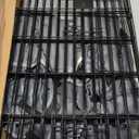 PJYuCien Dog Playpen, 8 Panels 36H Dog Playpen Indoor with Grey Bottom Pad and Top Cover, Metal Foldable Dog Pen for Indoor Use, Better for Small Medium Animals, Grey