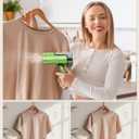 Reemix Portable Garment Steamer, Powerful Foldable Handhled Steamer 1300W, Travel Size Steamer For Clothes 20S Fast Heat-up, Fabric Steamer for Home & Travel, 120V Only (Green)