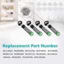 W11130362 4PCS Suspension Rod fit, for Whirlpool Maytag Kenmore Washer, 23.2 Inch, W10594080 W10735786 W10748956 W10780040 W10821710 W10901056