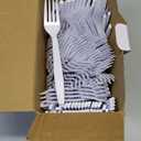 N9R 180PCS White Plastic Forks, Solid, Durable and Heavy Duty Plastic Forks, Perfect Utensils for Parties, Weddings and other Formal Events