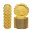 Gold Charger Plates Bulk 10Pcs, 13" Gold Reef Chargers for Dinner