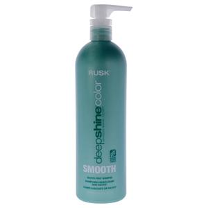 RUSK Deepshine Color Smooth Sulfate-Free Shampoo, Smoothes, Nourishes Hair, Long-Lasting Frizz Control, Nourishing Marine Botanicals, UV-Absorbing Technology to Protect Color (1 Count (Pack of 1))