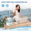 12 Pack Humidifier Cleaning Fish, Humidifier Cleaner for Most Humidifiers + Fish Tanks, Demineralization Cartridge to Purifie Water, Prevent Hard Water Build-Up, Reduce Scale to improve Humidification