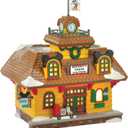 Department 56 Disney Village Mickey Mouse Train Station Lit Building, 5.67 Inch, Multicolor