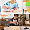 Beginner Kid Skateboard Hand-Painted Skateboard Painting Unfinished Decks for DIY 7 Ply Skate Deck DIY Longboard Wooden Graffiti Child