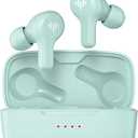 iLuv Small Ear Wireless Earbuds, Bluetooth 5.3, Microphone, 21 Hour Playtime, IPX6 Waterproof Protection, Compatible with Apple & Android, Includes Charging Case & 4 Ear Tips, TB150 Mint