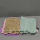 24 Pack Kitchen Dishcloths - Does Not Shed Fluff - Reusable Dish Towels, Dish cloths, Super Absorbent Coral Fleece Cleaning Cloths, Nonstick Oil Washable Fast Drying, 7 x 9 Inch (Multicolor)