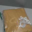 10x20FT Carport Canopy Front/Back Panel Entrance Door Tarp with Zippers, Waterproof & UV Protected Replacement Sidewall Cover with Ball Bungees (Beige, Door Panel Only, 1 Pack)