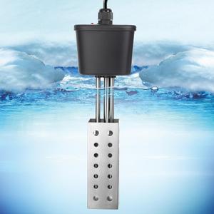 Saillong Pond Heater, Floating Deicer Heater for Outdoor Ponds, Koi Fish Warmer with Temperature Control and Power Indicator(500W, for Ponds from 100 to 250 gal)