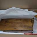 BAYKA Floating Shelves, 22.5 inches Rustic Wood Wall Shelves for BathroomBedroom, Living Room, Kitchen & Book, Hanging Display Decor Organization Shelf with 22 lbs Capacity (Rustic Brown)