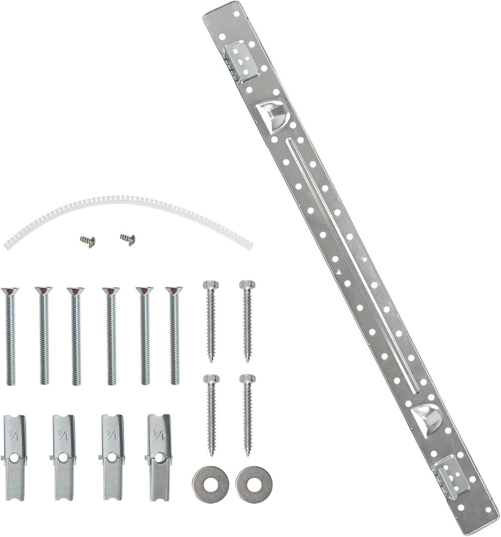 W10440498 W11025649 Mounting Plate Compatible with Whirlpool Microwave W10821385 For Installation Hardware Kit replacement Silver