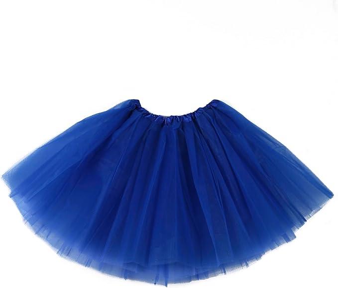 Women Tutu Skirt 5 Layers Tulle Girl Teens Fluffy Tutu Ballet Skirt Short Tulle Skirt Tutu for Women Adults Rave Costume