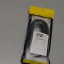 EZDIY-FAB Shield 24-Pin Angle Adapter with Infinity Mirror ARGB Light,ATX 24 Pin Power Connector, 5V 3pin ARGB Sync-180 Degree-Black-1 Pack