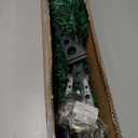 Liliful 4FT Pre Lit Artificial Christmas Tree with Plug in 70 LED Warm Light Hinged Spruce Pencil Xmas Pine Tree with Folding Metal Stand for Home Christmas Xmas Holiday Party