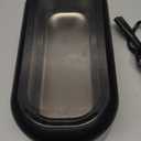 Ultrasonic Jewelry Cleaner, 48KHz Ultrasonic Cleaner Machine for Jewelry, Glasses, Rings, Retainers, Watch Strap, Dentures, 304 Stainless Steel 12oz Cleaning Pod - Black