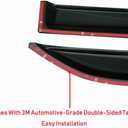 94313 Tape-On Rain Guard 4-Piece for 2011-2020 Dodge Charger Windows