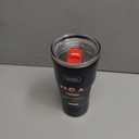 THERMOS Icon Series 24oz Stainless Steel Tumbler with Slide Lock Lid, Leakproof, Fits Cupholder, Dishwasher Safe, Griptec NonSlip Base, Keeps Drinks Hot 6 Hrs/Cold 22 Hrs, Navy USA