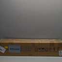 4 Inch Full Size Bed Frame with Metal Gaskets, White Bed Frame Full No Box Spring Needed, Rounded Corner Design, Heavy Duty Steel Platform Support, Noiseless, Easy Assembly