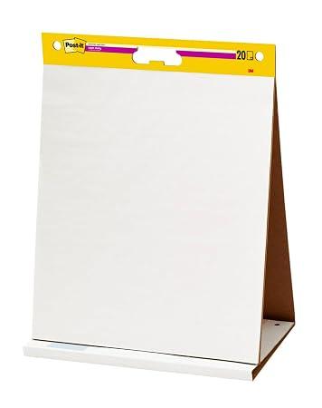 Post-it Meeting Chart, 20 x 23 in, White, 1 Pad, 20 Sheets/Pad
Premium Self Stick Flip Chart Paper, Great for Teachers and Students, Built-in Easel Stand