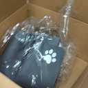 Extra Large Pet Food Mat, 36" x 24", Absorbent Dog Mat for Food and Water, Dog Feeding Mat to Protect Your Floors, Gray