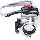 Tourney Front Derailleur FD-TY500 6/7 Speed Multi-Clamp 31.8/34.9mm Black  Silver