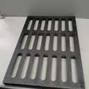 Cast Iron Drain Grate, 24in*16in Heavy Duty Outdoor Drain Cover, B125 Class Channel Grate, Metal Sewer Grate, Black Square Drainage Grate for Concrete Floor, Yard, Driveway & Garage.