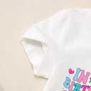 IZYJOY Birthday Girl Shirts Toddler Baby Girls Funny in My Era Letter Graphic T-Shirt Cute Short Sleeve Party Tee Tops 1-6T (5-6 Years)