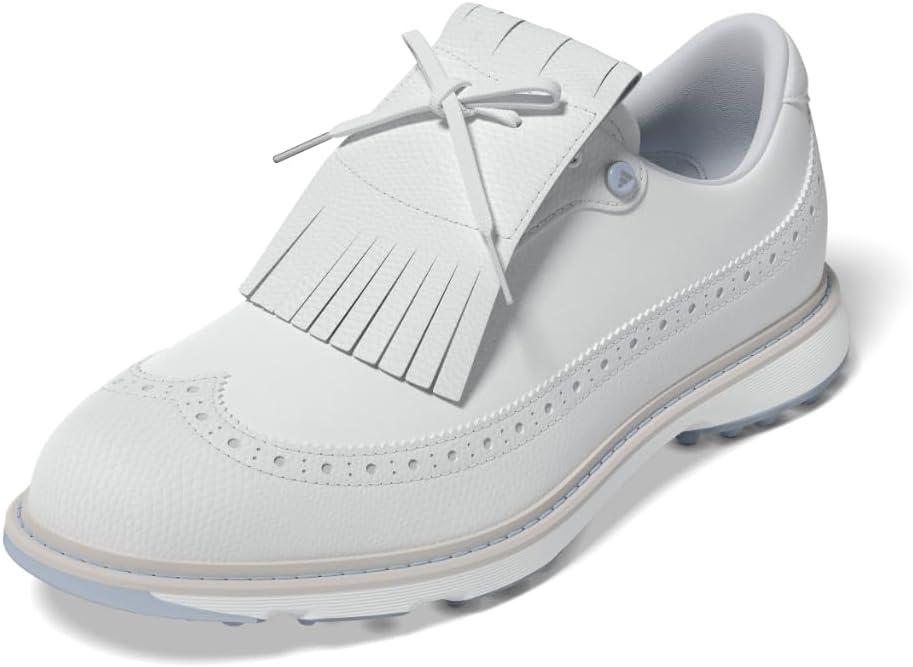 adidas Women's MC Zoysia Spikeless Shoes (11, Footwear White/Wonder Blue/Collegiate Navy)