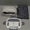 Carsolt Electric Lunch Box Food Heater - 3 in 1 Portable Leakproof Heated Lunch Box for Car/Home/Adults with 1.5L Removable 304 Stainless Steel Container, 60-80W, 12V/24V/110V (White)