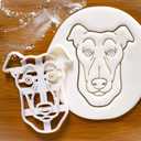 Greyhound Face cookie cutter, 1 piece - Bakerlogy