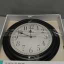 Equity 20898 12 Inch Cora Quartz Analog Wall Clock