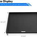 7672 E-310 E-210 Crafted Griddle Replacement Parts for Weber Spirit II 200 300 Genesis II 300 400 & 2022+ Genesis Smart Smokefire EX4 with Crafted Kit Flat Top Griddle Insert Accessories