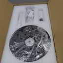 PRIMETEK Light Lamp, Dual Control with Remote & Touch Screen, 10000LUX, Adjustable Neck, Multi-Purpose, Portable, LED Light Technology, 5 Color Temperatures & 10 Brightness Levels, UV-Free (White)