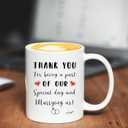 Best Wedding Officiant Ever Mug, Bride Groom Thank You Gifts for Women Men, Officiant Appreciation Present for Wedding Day from Couple, 11oz Ceramic Mug (white)